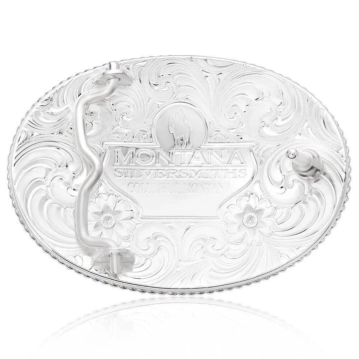 Montana Silversmiths Rosebud Legacy Buckle with Galloping Horse