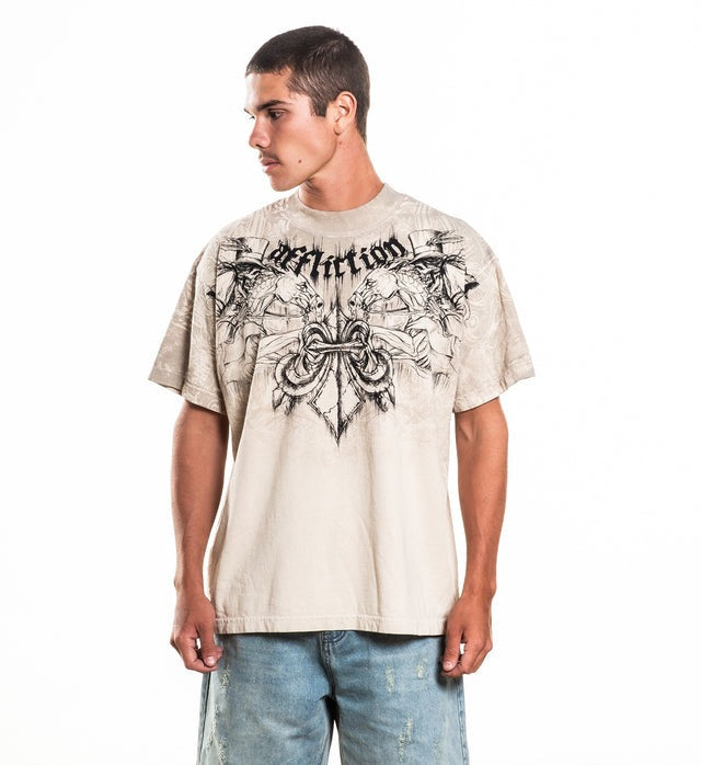 Affliction Riders Short Sleeve T-Shirt - Sand