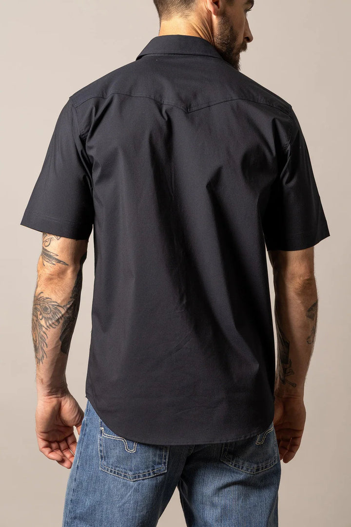 Kimes Ranch Men's Rio Short Sleeve-Black