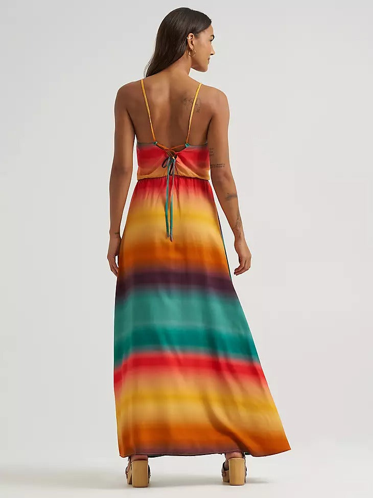 Wrangler Women's Sunny Strappy Maxi Dress - Yellow