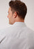 Roper Men's White/Black/Grey Teardrop Print Snap Shirt
