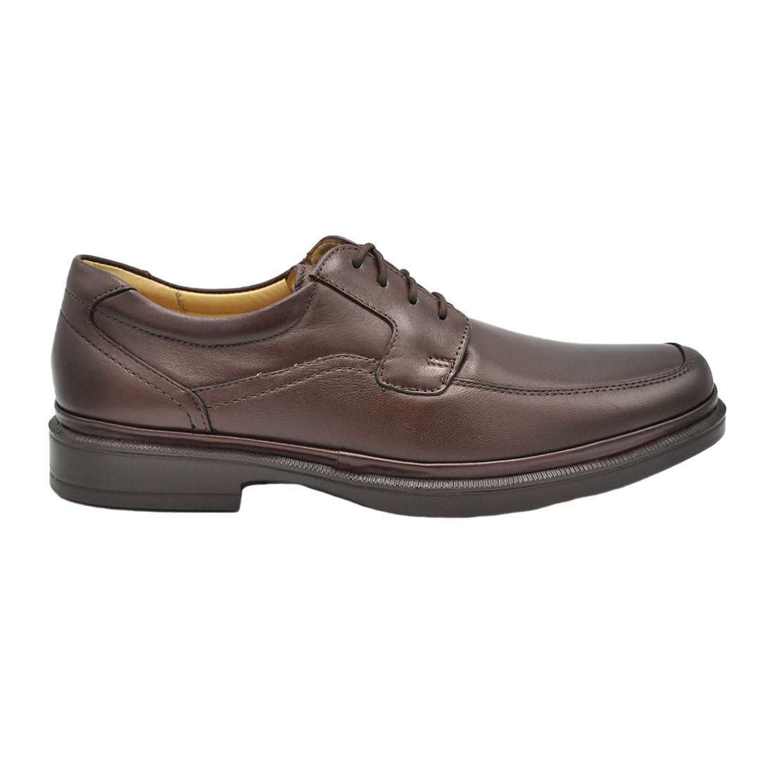 Gavel Lucas Lambskin Brown Leather Shoes