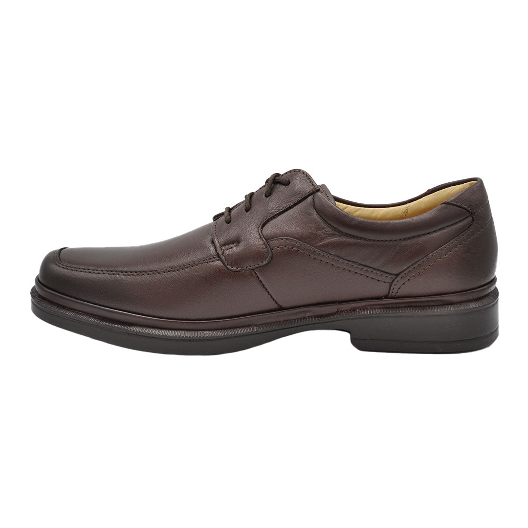 Gavel Lucas Lambskin Brown Leather Shoes