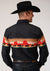 Roper Men's Long Sleeve Red Mesa Border Print Snap Shirt