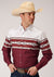 Roper Men's Serape Border Long Sleeve Snap Shirt