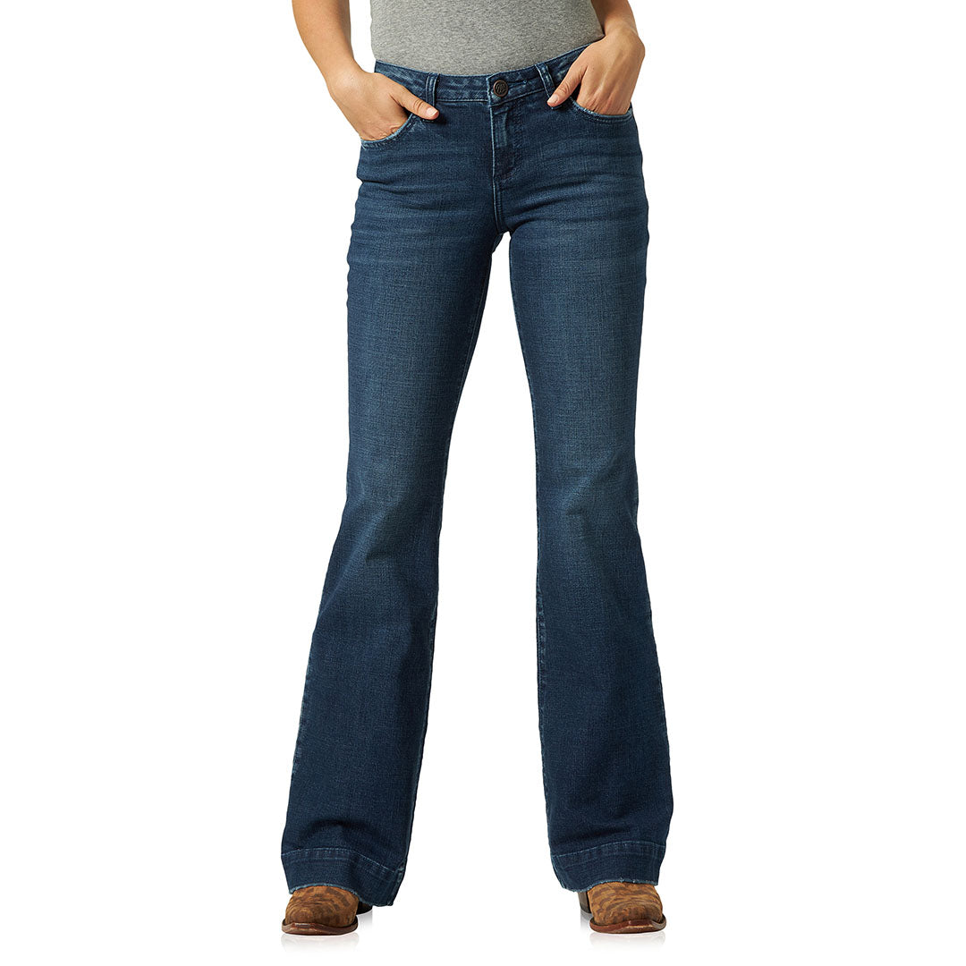 Wrangler Women's Retro Mae Wide Leg Trouser Jean Sophia