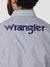 Wrangler Men's Logo Long Sleeve Button Down Shirt Atlantic