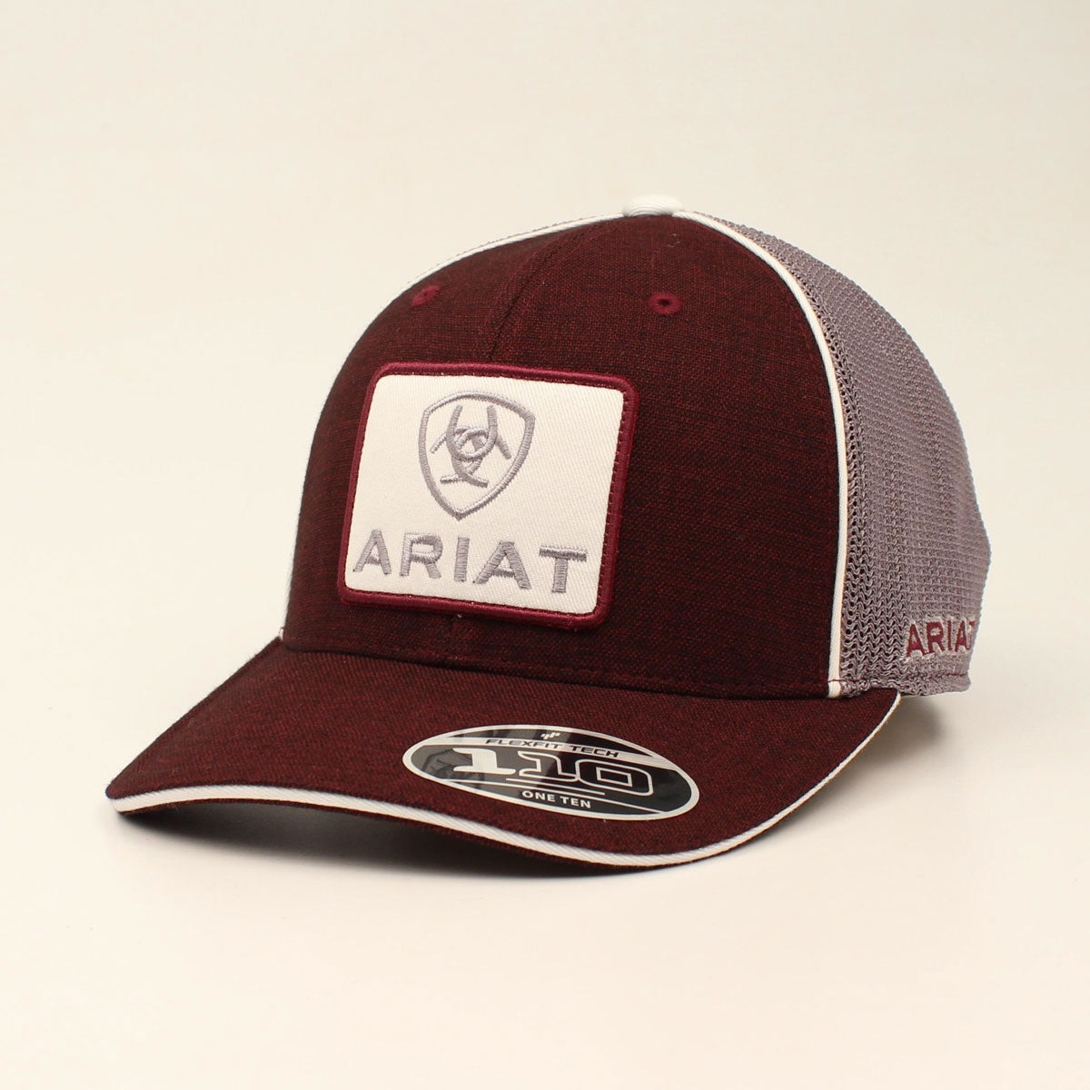 Ariat FF110 Logo Patch Burgundy Cap