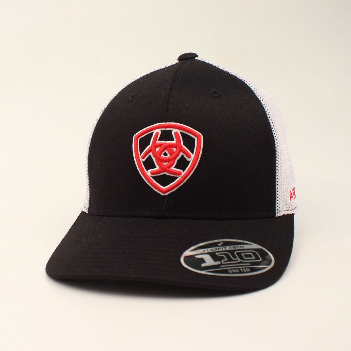 Ariat FF110 Fit Red Shield Logo Black Cap