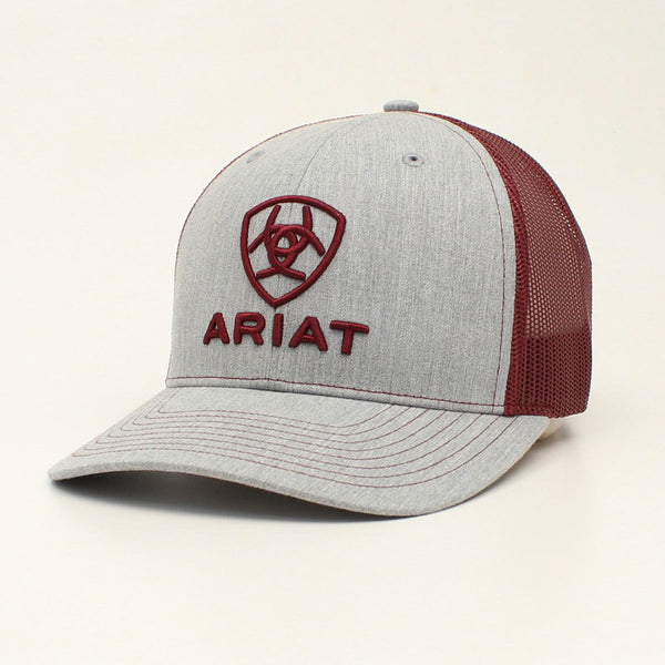 Ariat Flexfit Snap Back Logo Shield Tan Cap - Gavel Western Wear