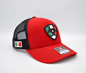 Ariat Mexican Flag Shield Logo R112 Red Cap