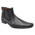 Baronett Aaron Men's Black Leather Dress Half Boots