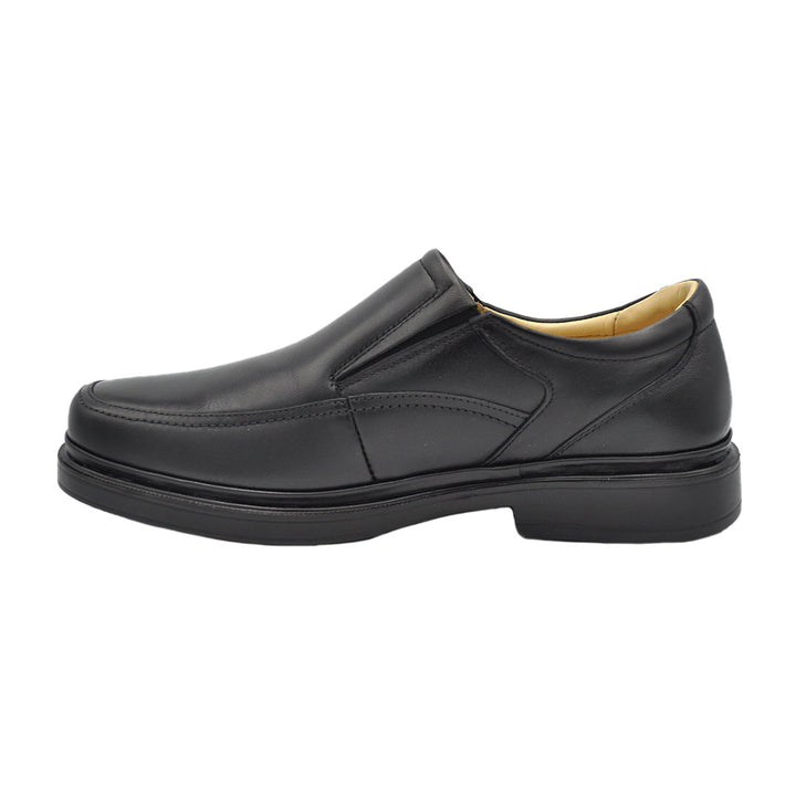 Gavel Roman Lambskin Black Leather Shoes