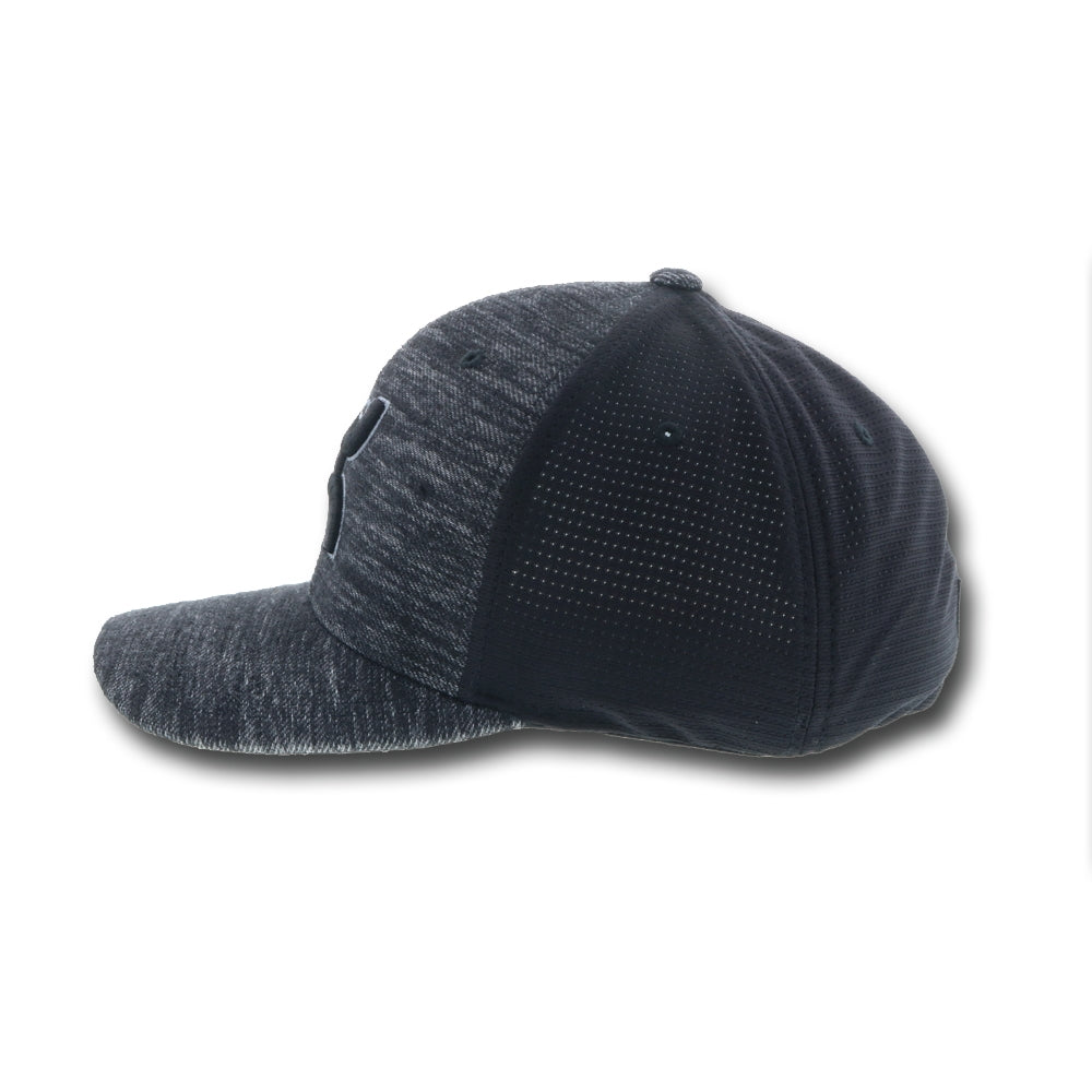 Hooey Ash Feather Fit FlexFit Black Logo Cap