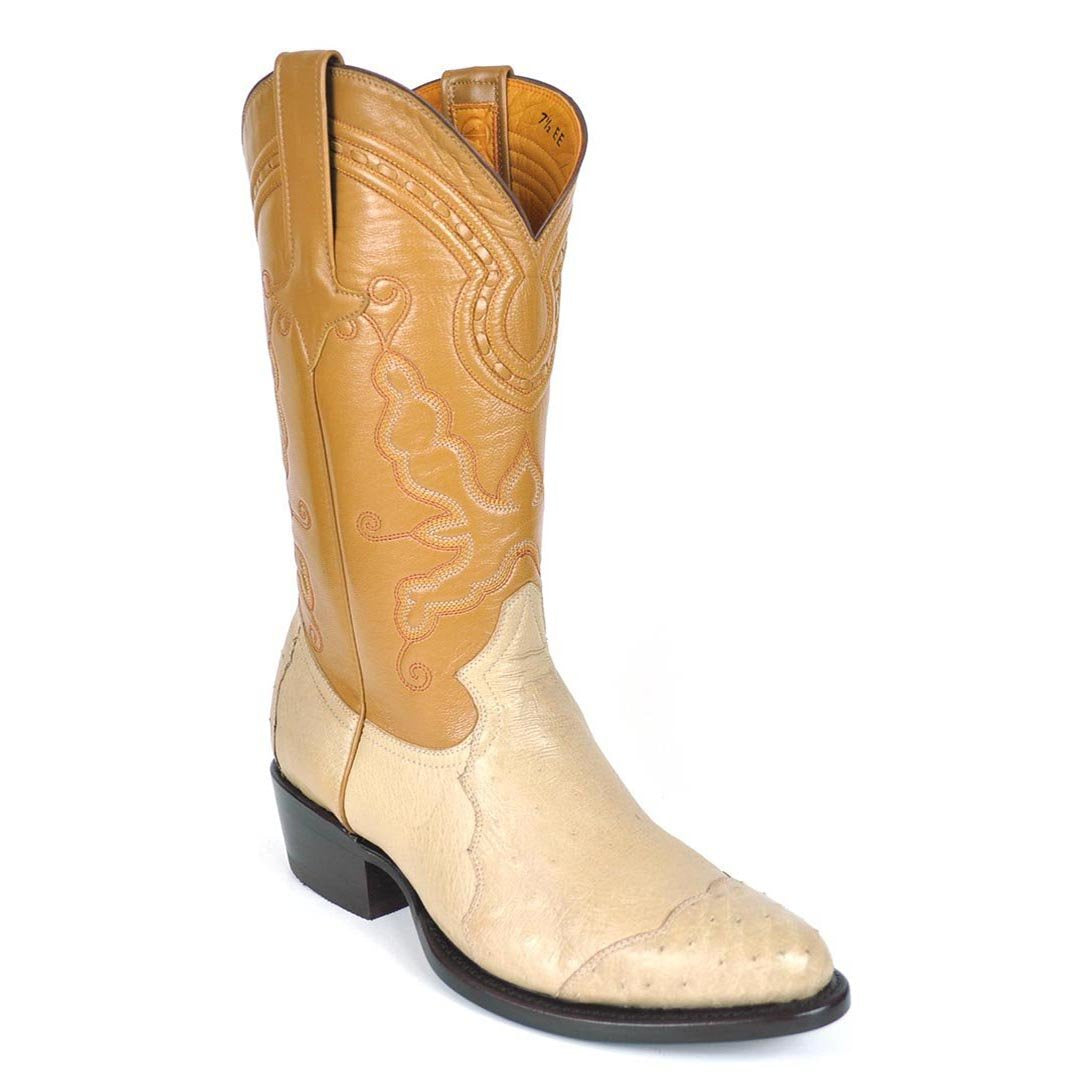 Gavel Men's Hidalgo 4 Piece Ostrich Boots - Oryx