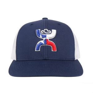 Hooey Texican Navy/White Logo Cap