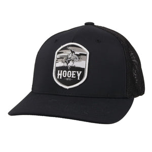 Hooey Cheyenne Flexfit Black Logo Cap