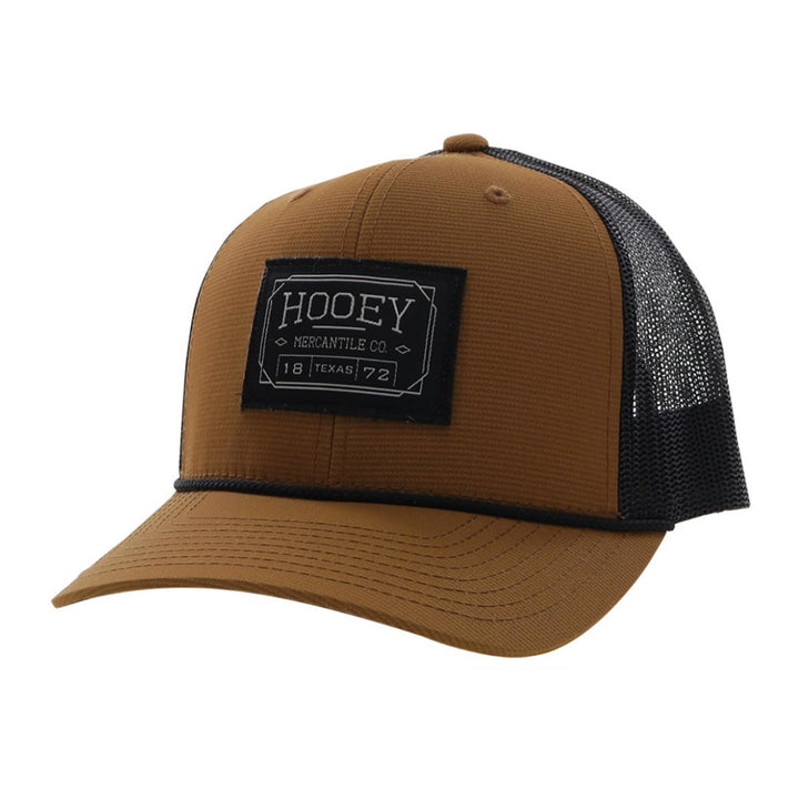 Hooey Doc Tan/Black Logo Cap