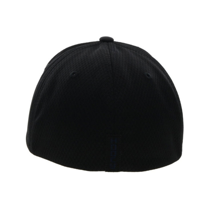 Hooey Coach Flexfit Black/Blue Logo Cap