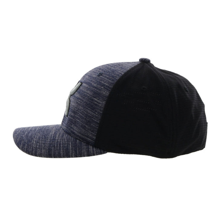 Hooey Ash Flexfit Navy/Black Logo Cap