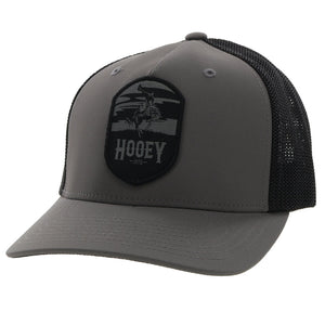 Hooey Cheyenne Black/Charcoal Logo Cap