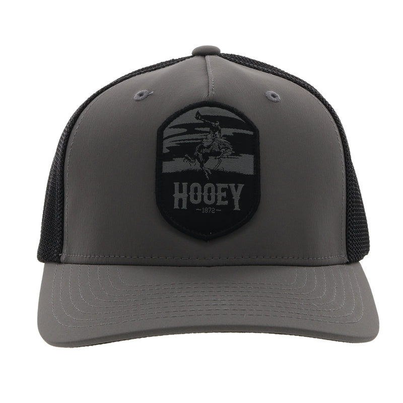 Hooey Cheyenne Black/Charcoal Logo Cap