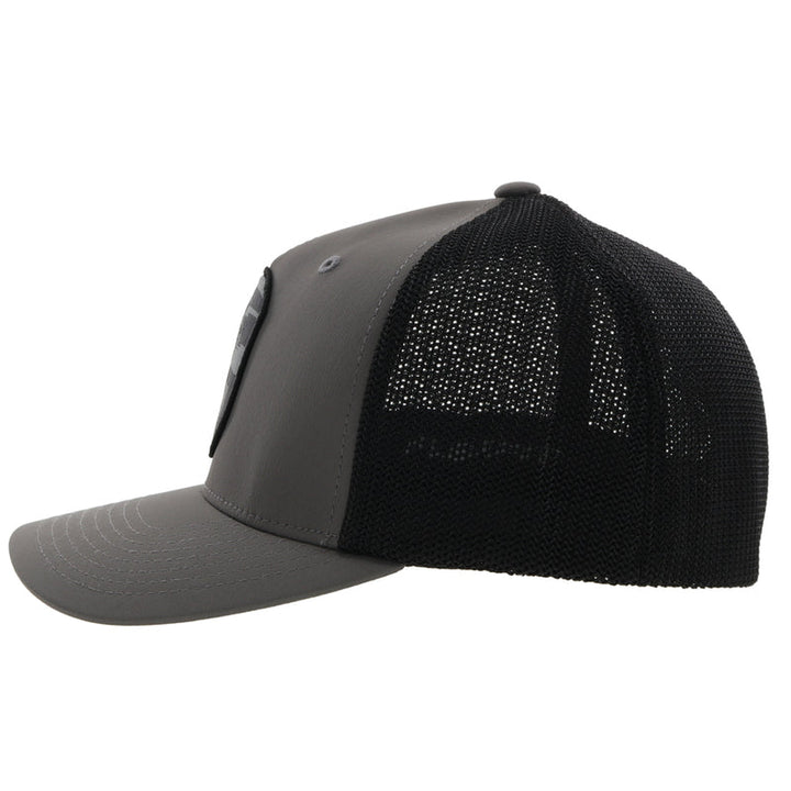 Hooey Cheyenne Black/Charcoal Logo Cap