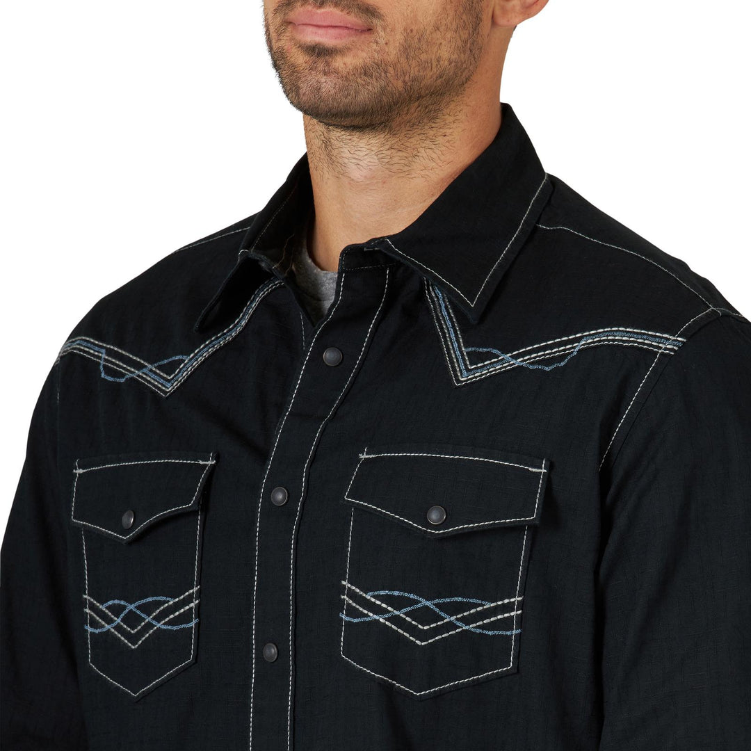 Rock 47 by Wrangler Long Sleeve Modern Fit Shirt