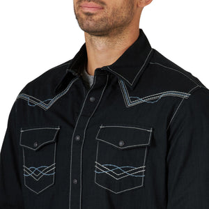 Rock 47 by Wrangler Long Sleeve Modern Fit Shirt