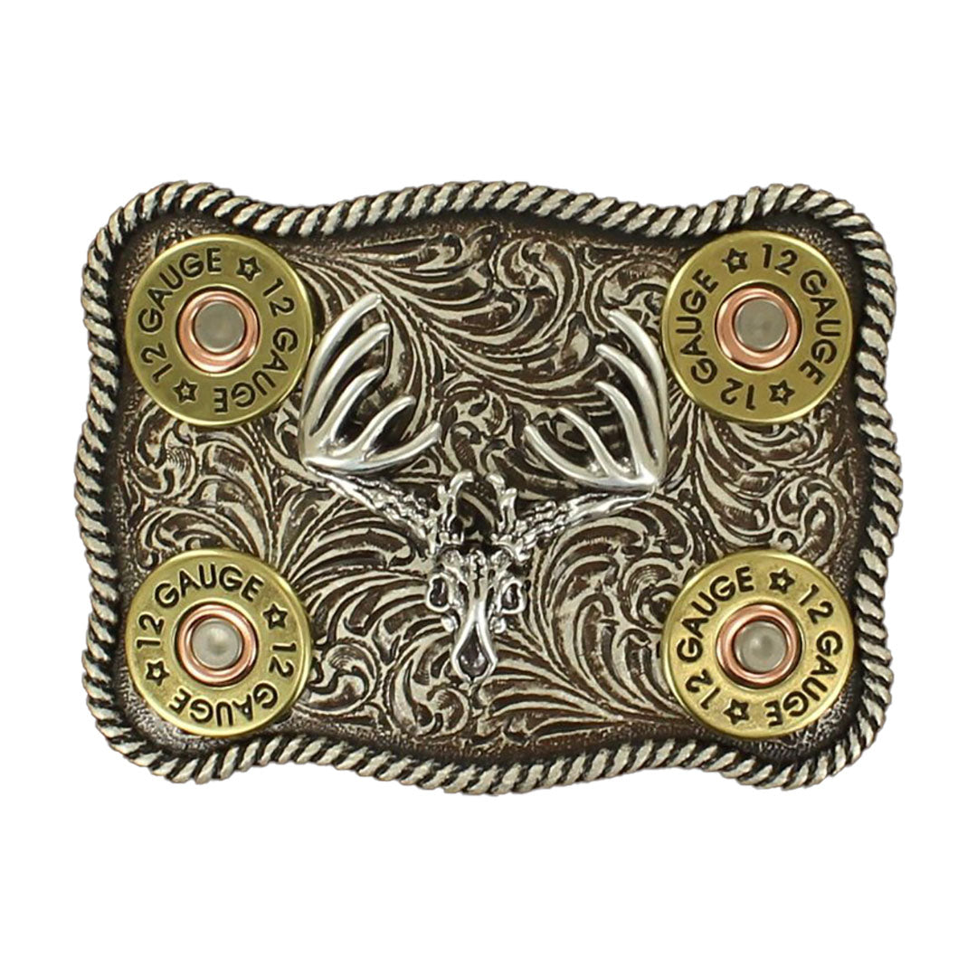 Western Cowboy Belt Buckle for Men Raised Steer Head with filigrees Belt  Buckle