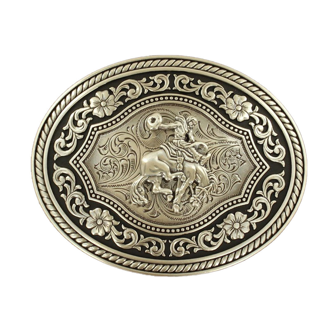 M&F Western Products Men's Nocona Oval Star Belt Buckle