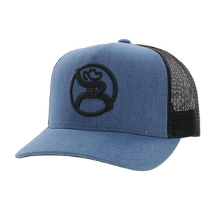 Hooey Strap Denim/Charcoal Roughy Logo Cap