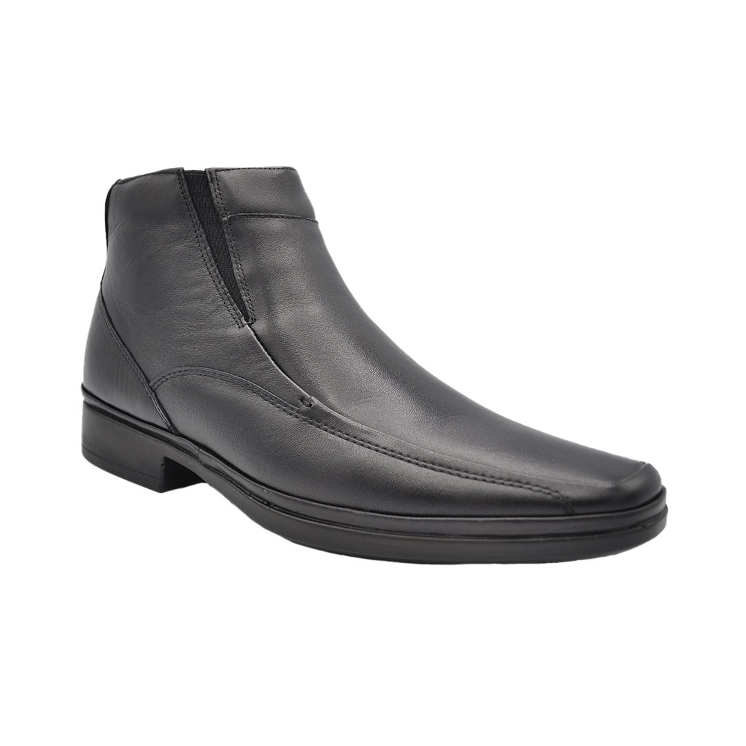 Gavel Leo Lambskin Black Leather Boots 4105