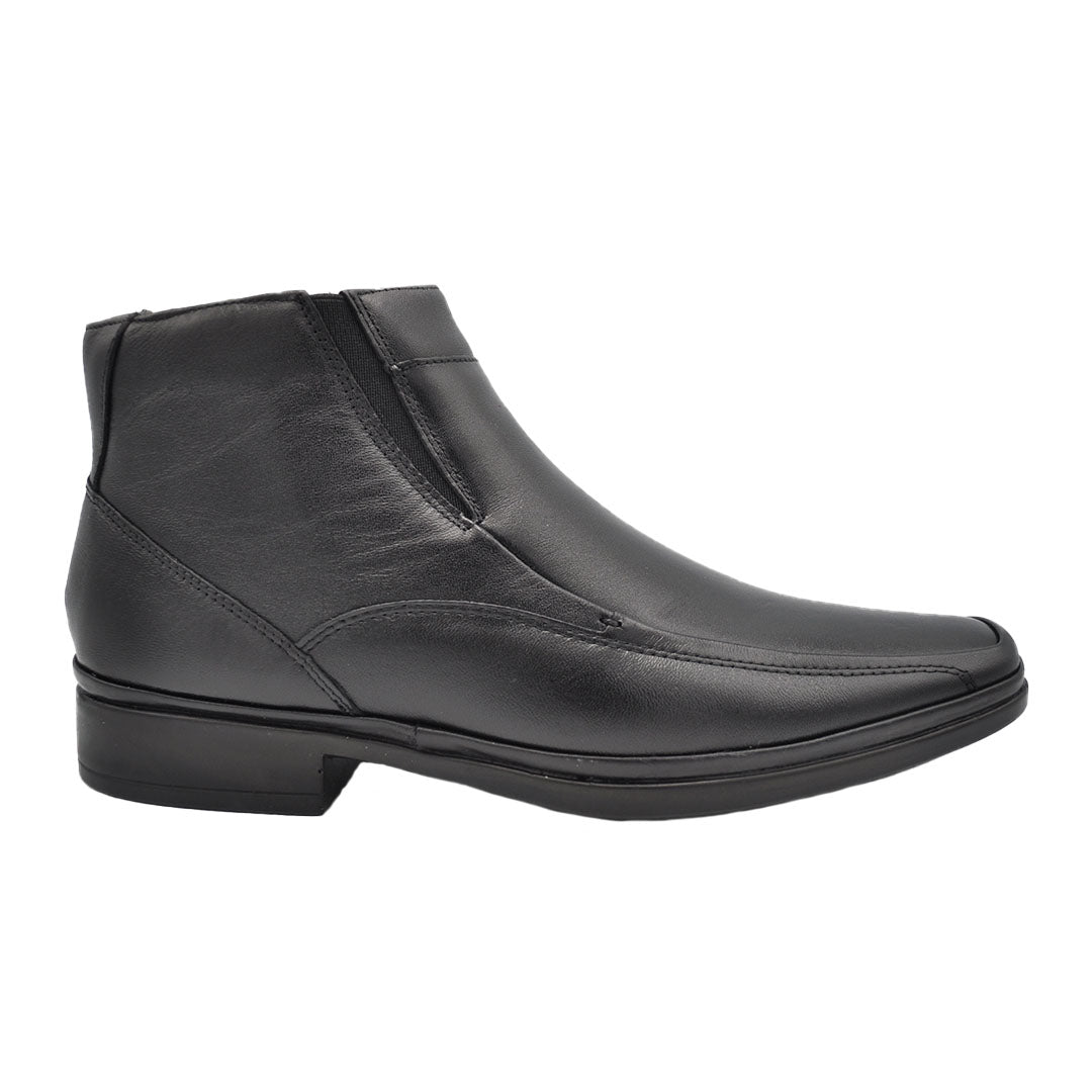 Gavel Leo Lambskin Black Leather Boots