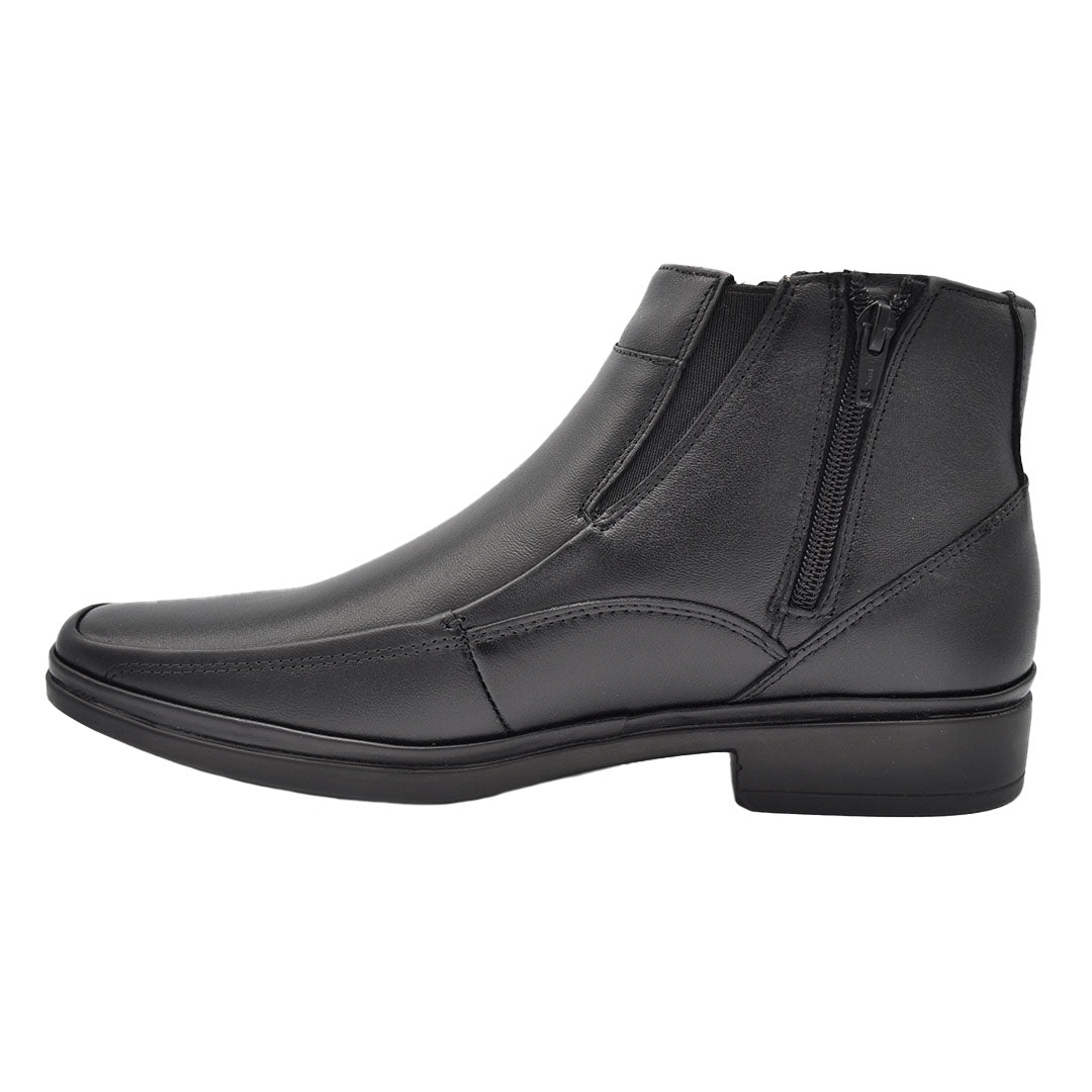 Gavel Leo Lambskin Black Leather Boots