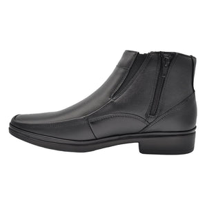Gavel Leo Lambskin Black Leather Boots