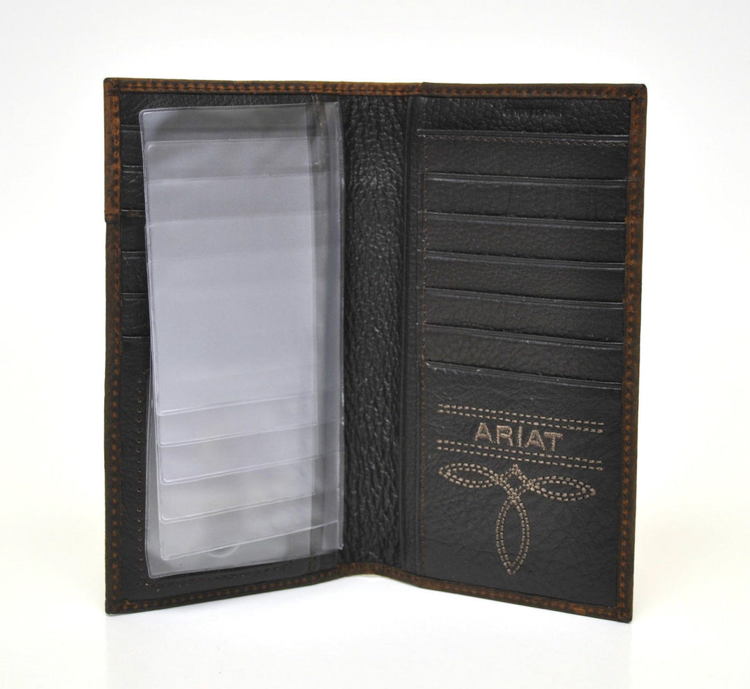 Ariat Men's Boot Stitched Rodeo Wallet