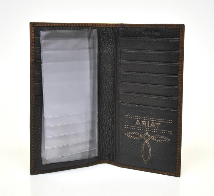 Ariat Men's Boot Stitched Rodeo Wallet