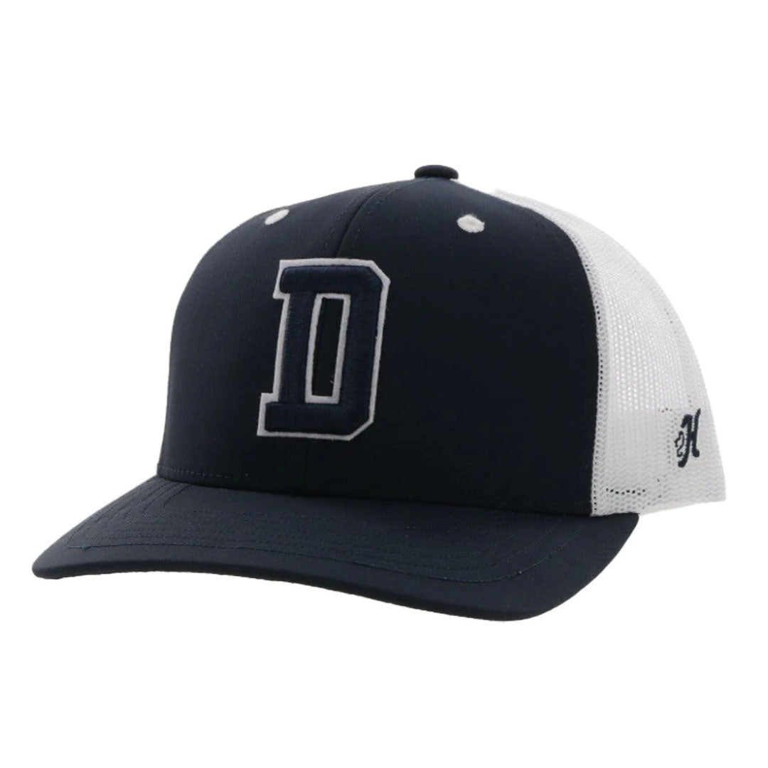 Hooey Dallas TX White/ Blue Cap