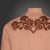 Men's Western 8006 Embroidered Brown Snap Shirt
