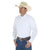 Wrangler Men's Western Long Sleeve Snap Shirt White