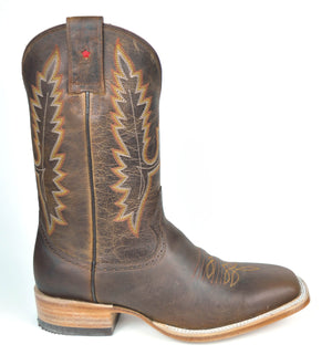 Gavel Men's Rio Distressed Leather Rodeo Boots - Encino Bronze