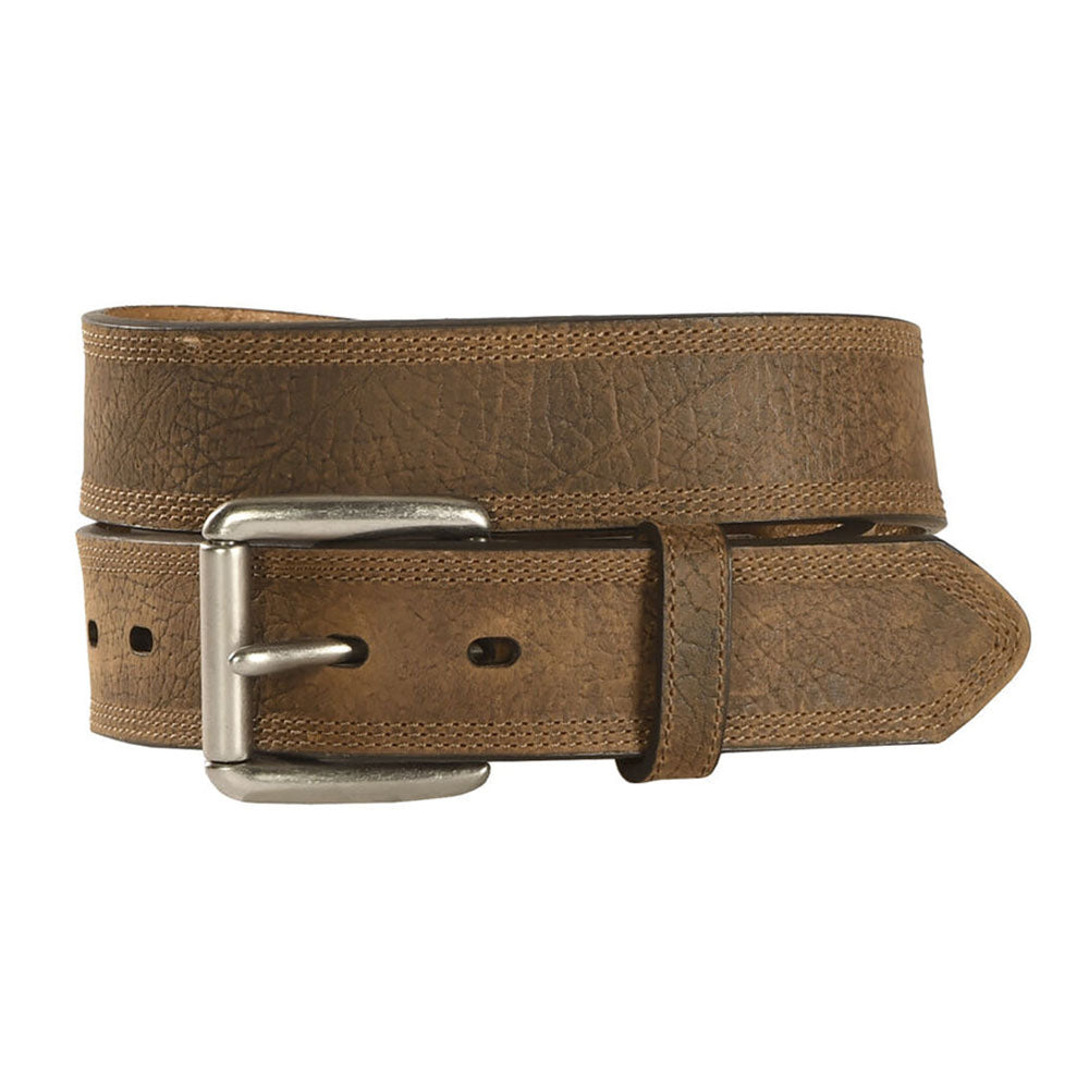Ariat Men's Tri Stitch Western Leather Belt Age Bark