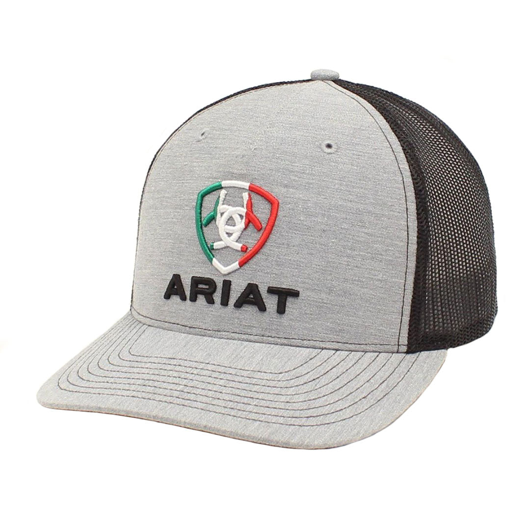 Ariat Logo Mexican Colors Richardson 112 Grey Cap