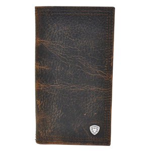 Ariat Shield Logo Concho Brown Rowdy Rodeo Wallet