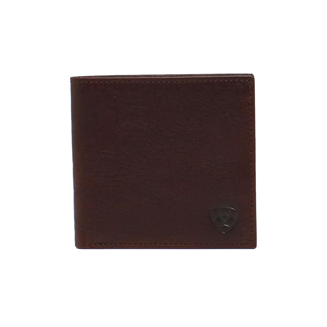 Ariat Large Bifold Copper Brown Leather Wallet
