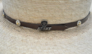 Ariat Palm Leaf Straw Cowboy Hat