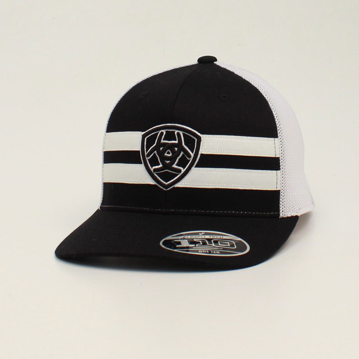 Ariat Logo Shield Stripes Black Cap