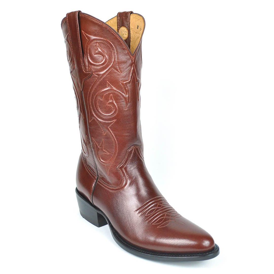 Gavel Men's Denton Goat Classic Western Boots - Budapest Brown