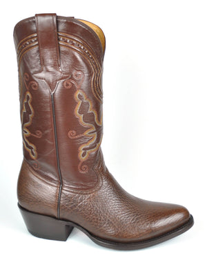 Gavel Men's Marcos Bullhide Classic Western Boots - Brown